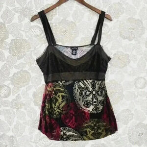 NWT Calvin Klein Jeans Aztec Women's Camisole Size L